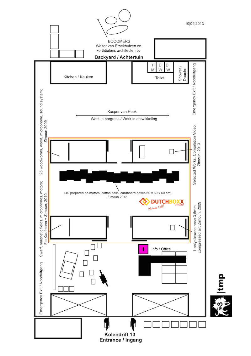 exhibition floor plan of M0Bi