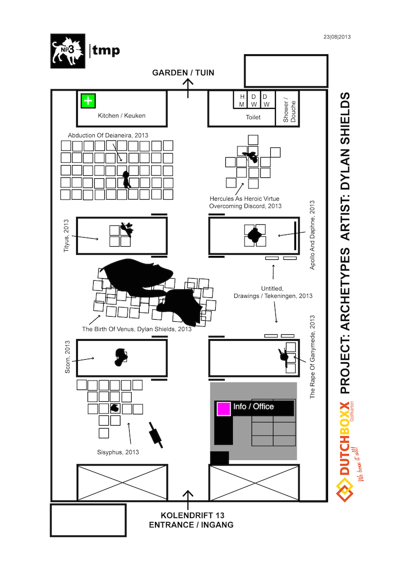 exhibition floor plan of M0Bi